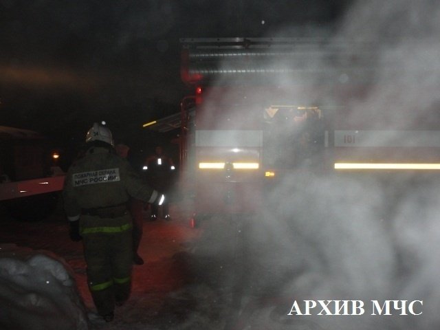 Пожар в Чухломском районе