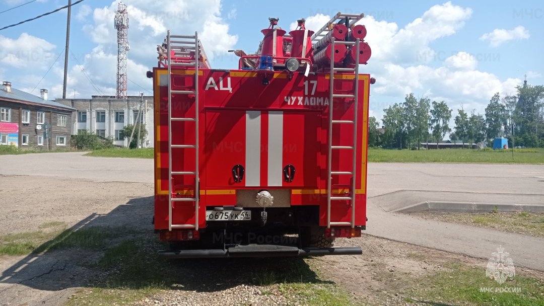 Пожар в г. Чухлома ликвидирован