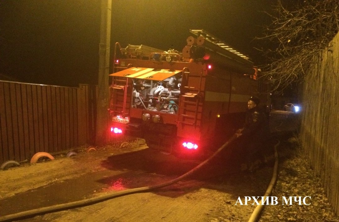 Пожар в г. Чухлома локализован